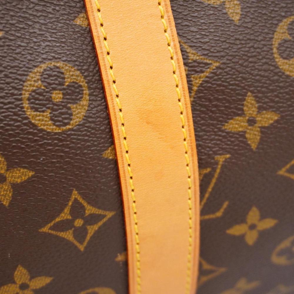 LOUIS VUITTON Boston Bag Monogram Keepall 55 M41424 Brown Men's Women's - Picture 10 of 10